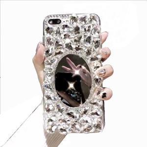 Nuova Custodia di Lusso con Cristalli e Diamanti Fatti a Mano per <span class=keywords><strong>iPhone</strong></span> <span class=keywords><strong>6</strong></span> 7 8 <span class=keywords><strong>Plus</strong></span> Xr X Xs Max 11 12 13 14 15 16 17 Air <span class=keywords><strong>Plus</strong></span> Pro Max - Product Image 1