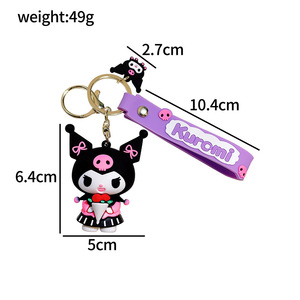 Llaveros de Goma 3D Kawaii de <span class=keywords><strong>Anime</strong></span> y Dibujos Animados de la Serie Sanrio, al por Mayor, en Stock, para Coches, Bolsos, Regalos, Ideales para Niñas - Product Image 5