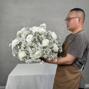 سطح مكتب مختلط FB827 للباقة المتوسطة من الباقة وسماء النجوم لتزيين مشهد الزفاف الفاخر - Product Image 6