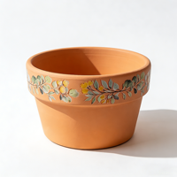 Pot de fleurs en céramique Fangsheng, style moderne, durable, léger, écologique, avec trou de drainage pour plantes succulentes