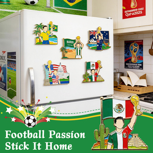 Magneti Personalizzati in Metallo per Frigorifero a Tema Calcio, Adesivi Decorativi per Frigo con Celebrità del Calcio, Regalo per Tifosi Sportivi, 21 Anni <span class=keywords><strong>di</strong></span> Esperienza <span class=keywords><strong>di</strong></span> Fabbrica - Product Image 5