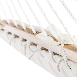 Natural Color for Sale 55" Double Quilted Fabric <strong>Hammock</strong> <strong>Swing</strong> With Pillow - Product Image 6