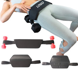 Sabuk olahraga bantalan dorong pinggul Gym yang dapat diatur Dumbbell kebugaran pinggul dorong bantalan latihan bokong pemangkas pinggang jongkok - Product Image 1