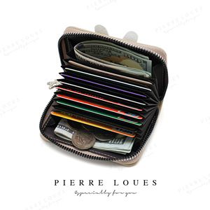 Porte-monnaie mini Pierre Loues avec plusieurs emplacements pour cartes, blocage RFID, pour un usage quotidien - Product Image 2