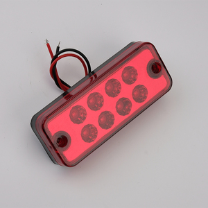4 unids/set ABS 12V 24V indicador Led Luz de marcador de señal de giro lateral luces laterales luces de camión 6 Led para remolque de camión - Product Image 6