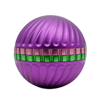 Nouveauté : Moulin à herbes en forme de boule, logo personnalisé, 63 mm, moulin à tabac en aluminium de qualité supérieure, logo ODM/OEM pour accessoires de fumeur