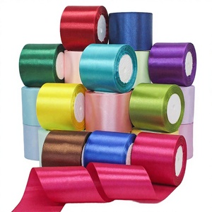 Cinta de Satén Ecológica de Poliéster 100% de 50 mm de Ancho, Rollo de 25 Yardas para Envolver, Venta al por Mayor de Fábrica - Product Image 3