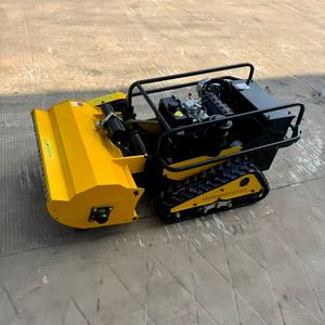 Robot cortacésped de Control remoto inalámbrico de 4 tiempos doméstico, cortador rotativo de orugas de rotación cero, cortacésped vinculado diésel - Product Image 3