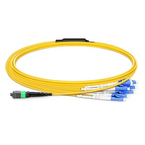 Harnais MTP, MTP-16 APC (femelle) vers 8 X LC UPC Duplex, 16 fibres, monomode (OS2), Plenum (OFNP), 0,35 dB max, <span class=keywords><strong>Crossover</strong></span> - Product Image 1