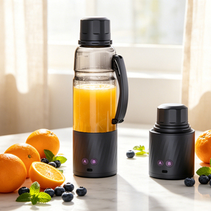 Batidora de Mano Eléctrica Autolimpiante de 600 ml de Gran Capacidad, Portátil y Personal para Fitness, Entrenamiento, Uso en el Automóvil, Preparación de Smoothies - Product Image 1