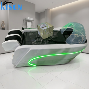 KISEN Sillón de Masaje Multifuncional para Terapia Capilar con Circulación de Agua, Revestimiento de Cuero Resistente al Desgaste, Ideal para Spa Capilar (Requiere Fontanería) - Product Image 5