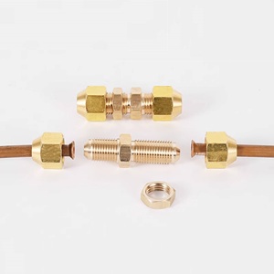 Raccordo a Svasatura <span class=keywords><strong>in</strong></span> Ottone Tipo D 6mm 8mm per Tubi, Connettore per Linee di Refrigerazione e Tubazioni Industriali <span class=keywords><strong>in</strong></span> <span class=keywords><strong>Rame</strong></span> - Product Image 2