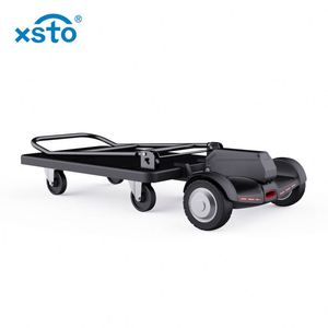 Motorized Electric <span class=keywords><strong>Trolly</strong></span> Pusher Mini <span class=keywords><strong>Truck</strong></span> Motor bertenaga Platform troli truk tangan bermotor - Product Image 2