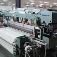 Machine à tisser textile Tongda TD798, métier à tisser à rapier, jacquard électronique, état neuf, moteur automatique