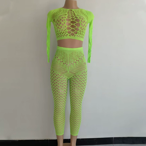 Vente en gros d'usine de robe résille noire rose transparente pour filles sexy nuisette lingerie pour femmes body pour adultes - Product Image 3