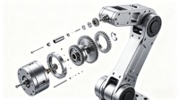 Pièces de préhenseur robotique CNC personnalisées, corps de préhenseur à forte force de serrage pour changeur d'outils à effet fin
