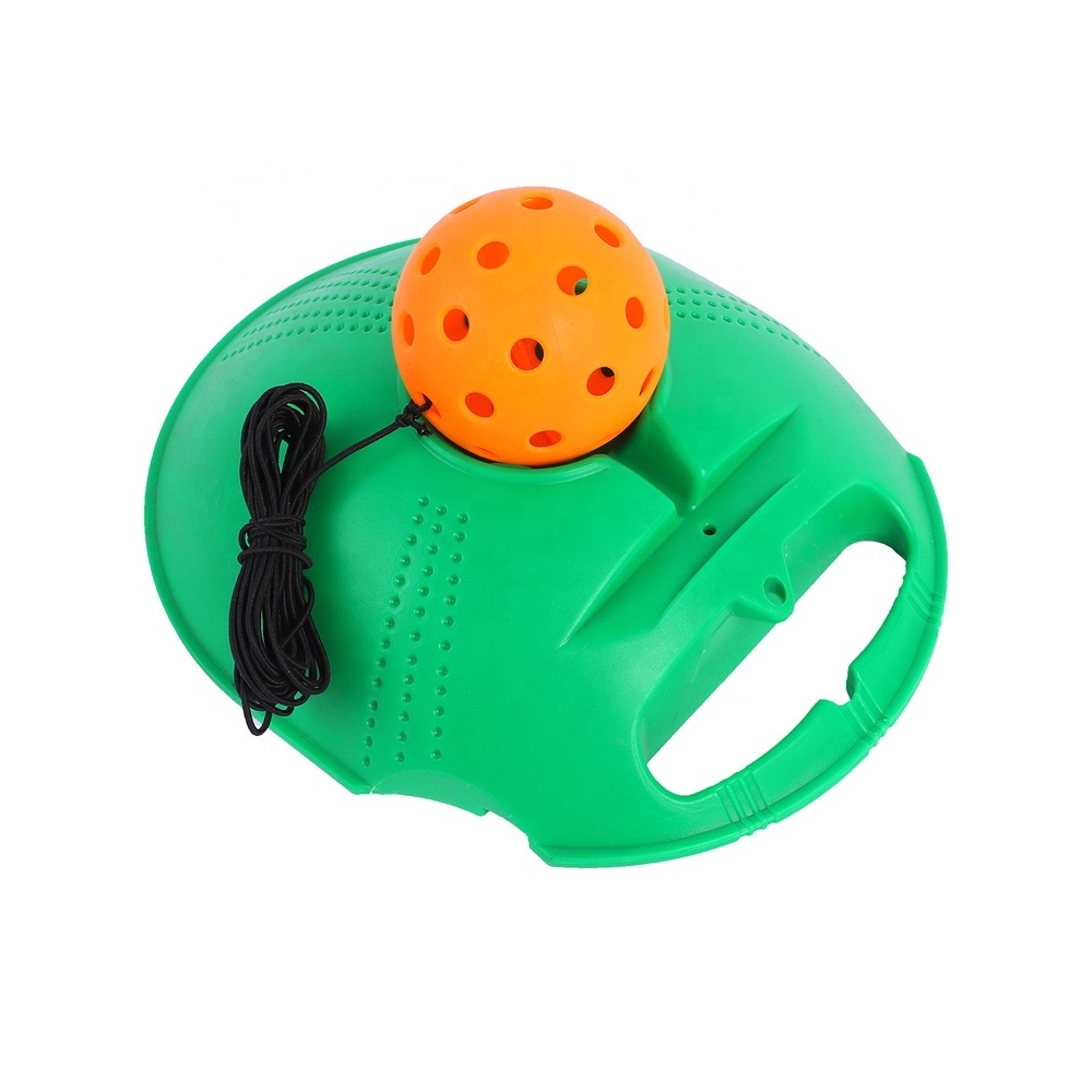 Custom Pickleball Ball Tennis Training Base Accessory Outdoor Single Trainer Pickleball Rebounder Training
