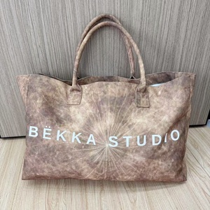 Bolsa de Compras Portátil de 20 Pulgadas, Bolsa de <span class=keywords><strong>Lona</strong></span> de Algodón Resistente con Impresión Completa, Bolsa de Viaje con Asa Redonda - Product Image 1