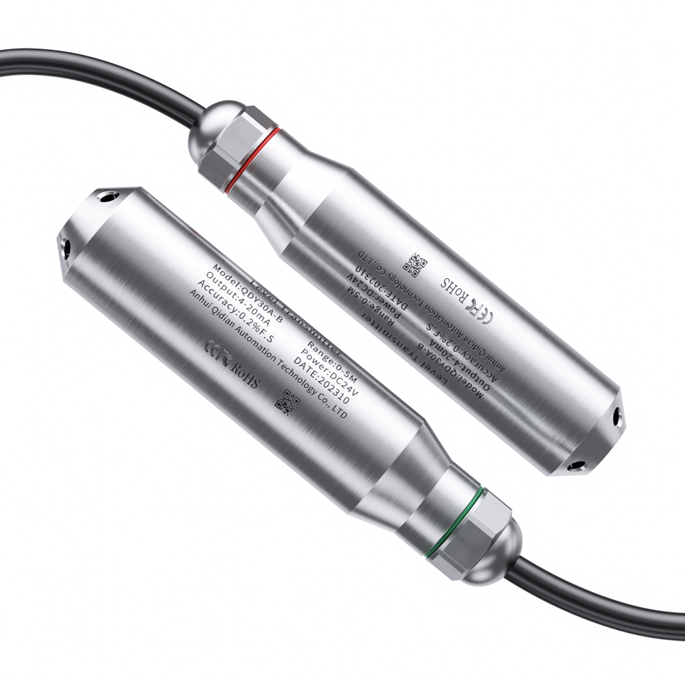 304 Stainless Steel Hydrostatic Level Probe - 4-20ma