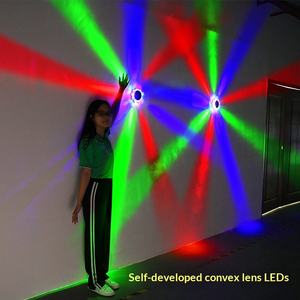 Lampes de cour extérieures à énergie solaire, lumière de couleur RVB, éclairage de 6 à 12 heures, crépuscule automatique, ambiance décorative, certifiées CE - Product Image 4