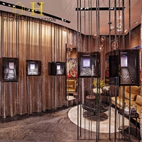 Comptoir de bijouterie haut de gamme pour boutique de diamants, design de magasin de bijoux, mobilier de bijouterie