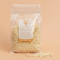 WaxNewK perles de cire à film chaud parfaites pour les peaux sensibles 1KG de cire d'épilation à la crème brésilienne au chocolat blanc au lait