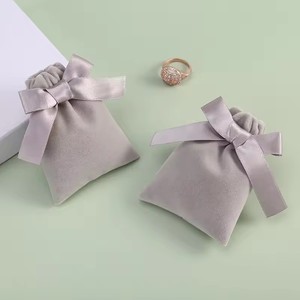 Bolsa de Almacenamiento de Joyas de Terciopelo Afelpado y Duradero con Bolsillos con Cordón para Ropa y Alimentos, a Prueba de Polvo, para Envolver Regalos - Product Image 6