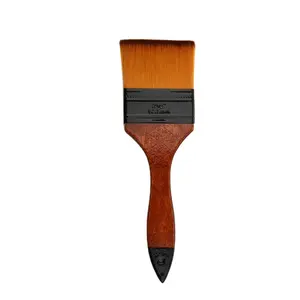 Großhandel Günstige Hochwertige Nylon Haar Holzgriff Künstler Bulk Paint Brushes