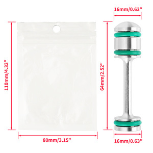 บาร์เบลอะลูมิเนียมสำหรับพวงมาลัยน้ำมัน ขนาด 64 มม. ใช้ได้กับเครื่องยนต์ LS1 LS2 LS3 อะไหล่ยานยนต์ - Product Image 1