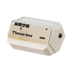 Tissue Box Large Capacity Multi-Purpose Desktop Storage For Bedroom Living Room Kitchen Bathroom White Red Black - Product Image 2