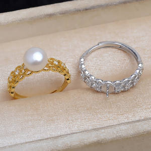 Accessoires pour bijoux en perles DIY, support ouvert creux de 3 mm à 6 mm avec crochets pour boucles d'oreilles, support pour accessoires 6-8, article 5785 - Product Image 1