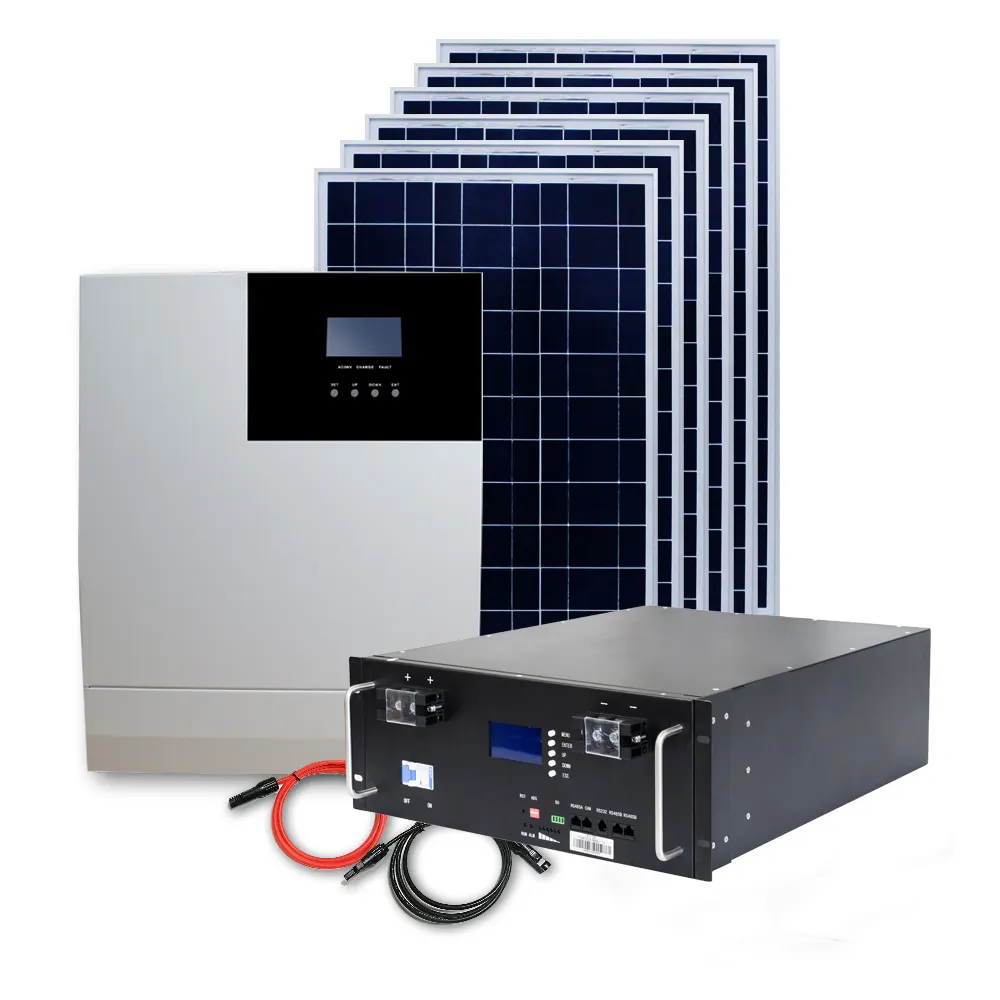 Household 10kw Home Solar Power System 5kw 6kw 10kw Hybrid Solar Energy System