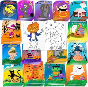 Custom A4 A5 Impreso Color Softcover Art Paper Printing Niños educación Comic dibujo Libro para colorear para niños - Product Image 1