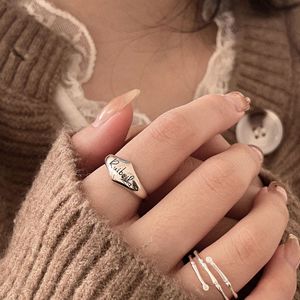 S925 Sterling Silver Irregular Bamboo Joint <b>Ring</b> For Women Geometric Fashion Jewelry Gift - Product Image 4