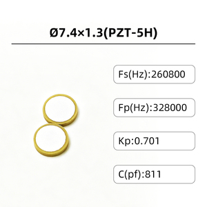 Generador <span class=keywords><strong>Piezoeléctrico</strong></span> Ultrasónico de Disco de Zirconia Anular - Product Image 6