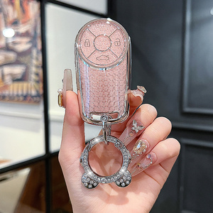 Coque de protection pour clé de voiture en TPU souple de qualité supérieure pour ORA Es11 Good Cat R1 R2 Baimao <span class=keywords><strong>IQ5</strong></span> EV porte-clés porte-clés accessoires de sac - Product Image 5