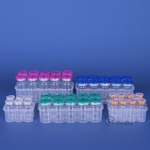 Transparent 3ml, 5ml, 7ml, 10ml Freeze-dried Powder Vaccine Vials Storage Medical Aesthetics Storage <b>Box</b> Shockproof <b>Plastic</b> <b>Box</b> - Product Image 1