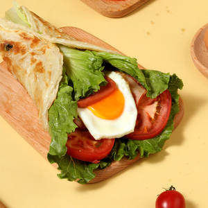 HALAL gecertificeerde diepvries gebakken geraspte gelaagde handgemaakte paratha wrap cake voor kinderen in zakje - Product Image 6