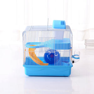 Gabbia per criceti per animali domestici portatile piccola gabbia per animali domestici criceto giocattolo sportivo ruota da corsa casa di porcellini d'India - Product Image 4