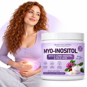Polvo de Mioinositol Premium con D-Chiroinositol y Ácido Fólico, Fácil de Mezclar, Fórmula para el Bienestar Femenino, 66g - Product Image 1