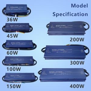 IP67หม้อแปลงแหล่งจ่ายไฟแบบสวิตซ์กลางแจ้งกันน้ำได้ AC100V-260V เป็น DC 12V 24V ไดรเวอร์ไฟ60W 200W 400W - Product Image 4