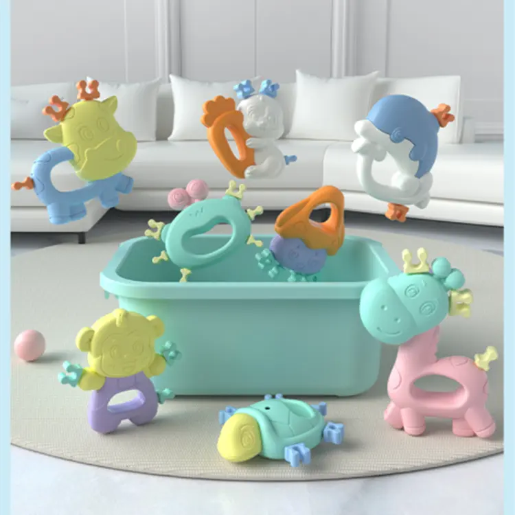 Animali marini e terricole giocattolo sonaglio per bambini migliori giocattoli per bambini di 6 mesi