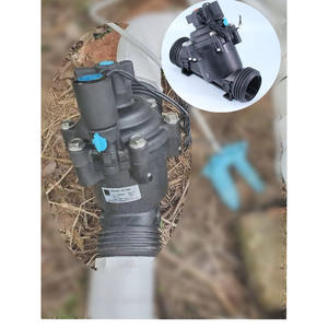 Válvula solenoide de riego de alto caudal con filtro de doble capa y control electromagnético para sistema de riego de invernaderos y campos - Product Image 2