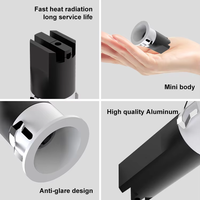 Mini spot moderne réglable 3W Spot encastré au plafond Spot anti-reflets à led pour hôtel