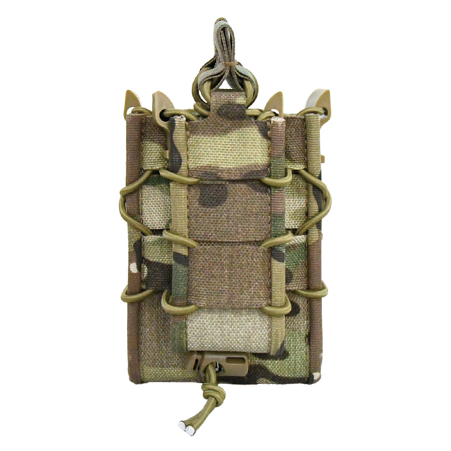GAF 1000D Nylon Quickdraw Molle 5.56 Extended Mag Pouch Tactical 9mm Magazine Pouch for Belt