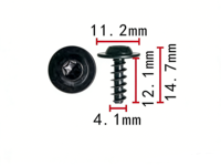 Nouvelles attaches et clips métalliques automobiles de la marque Jiumail, fabriquées en Chine, référence 152372, pour voitures.