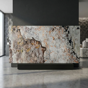 Paneles de Pared 3D de Fibra de Poliéster Triton Stones RFB-02, Gris Industrial, Gris Plateado, Ignífugos, Impermeables, Resistentes a la Humedad, Antiestáticos - Product Image 5