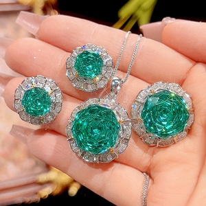 Eco-friendly Copper Manufacturer of High-End Stones Jewelry Set - Product Image 3