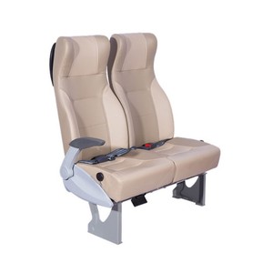 الكلاسيكية شعبية حافلة مقعد الراكب الخلفي مستلق الألومنيوم مسند ذراع طوي مع 3 نقطة حزام أمان - Product Image 3