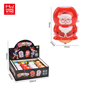 HW Children's Classic Spinning Top Toy <span class=keywords><strong>Spiner</strong></span> Gyro Regalos Muñeca de Navidad Spinning Top con música intermitente 12 unids/caja - Product Image 6